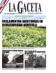 Reglamento de Auditorías en Bioseguridad Agrícola