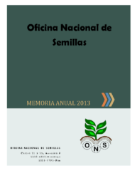 Memoria Institucional Año 2013