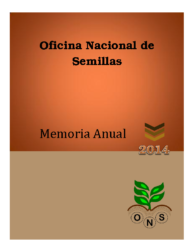 Memoria Institucional Año 2014