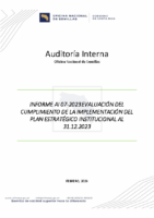 Informe AI 07-2023_Evaluacion cumplimiento PEI a dic. 2023