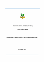 Informe final de Evaluación ética ONS