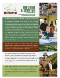 Informe EjecutivoDona Semillas – 2020
